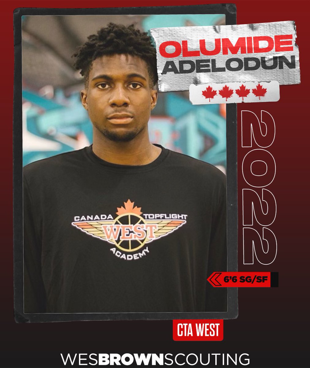 Olumide Adelodun as a CTA West athlete in 2022